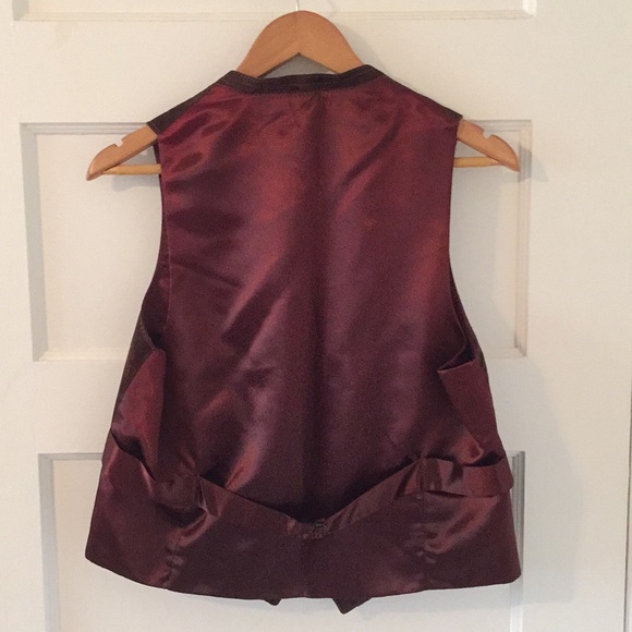 Vintage brown suede vest - Picture 2 of 5